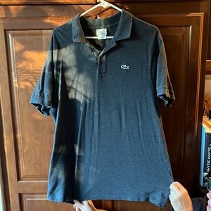 Grey Lacoste Polo